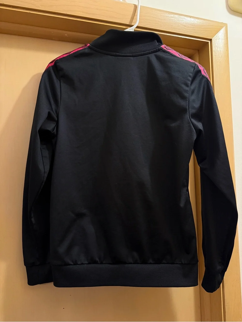 Umbro Girls' Black & Pink Track Jacket